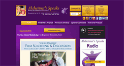 Desktop Screenshot of alzheimersspeaks.com